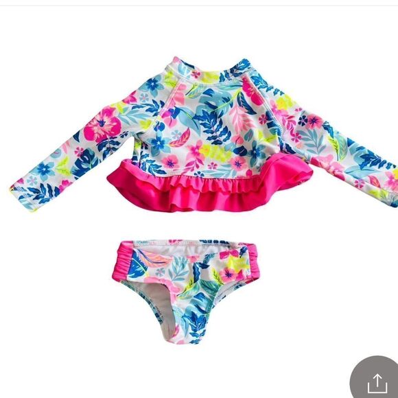 NWT Tommy Bahama Infant Long Sleeve Swimsuit 18 Months - Picture 1 of 7